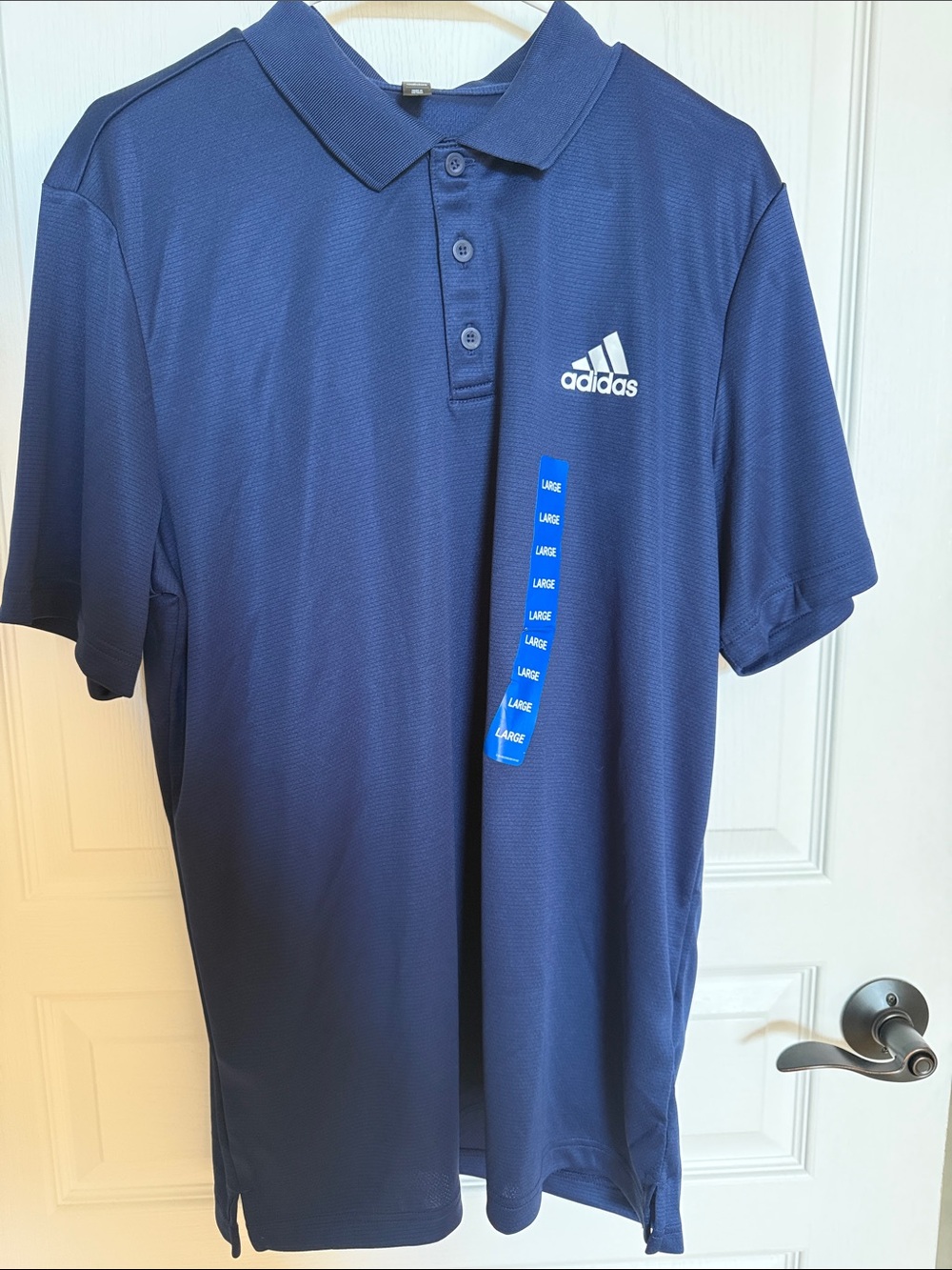 adidas Men’s Dark Blue Polo with Logo